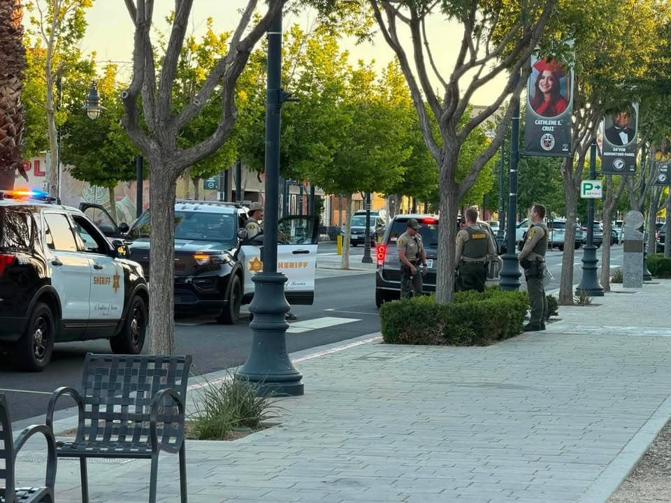 ASSISTANCE REQUEST.....Lancaster Blvd and Cedar.....Deputy attempting to detain a suspect at gunpoint,...