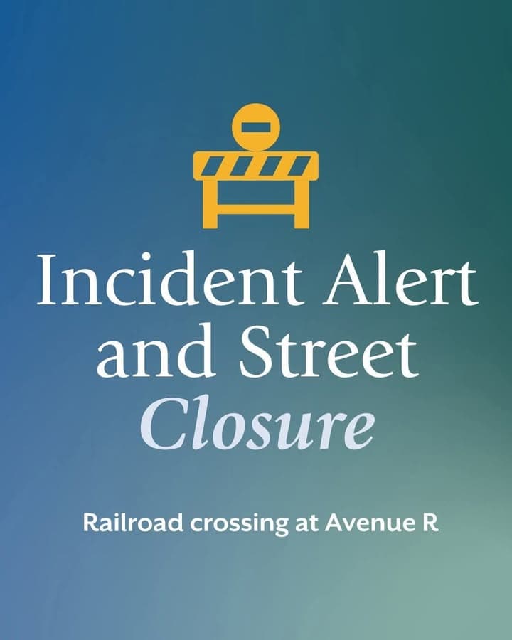 Incident Alert and Street Closure 馃毀 There has been an incident involving...