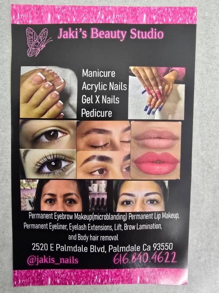 💅✨ Your New Beauty Spot in Palmdale! ✨💅 Stop by Jaki’s Beauty...