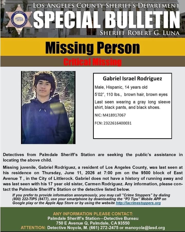 Los Angeles County Sheriff’s Department investigators are asking for the public’s help...