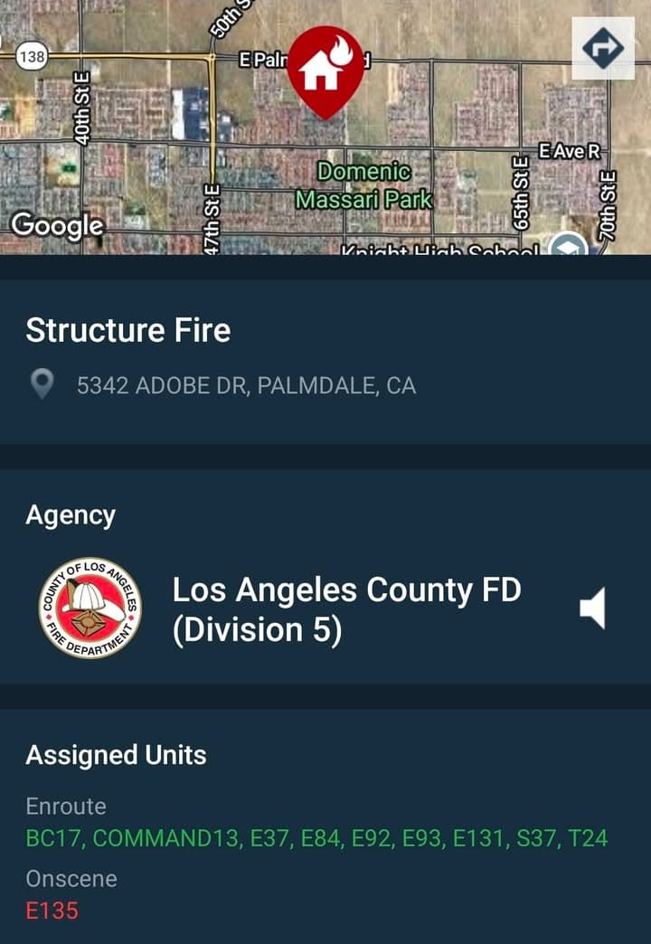 904S.....55th Street East and Avenue R (Adobe)....house on fire....sheriff and FD enroute...
