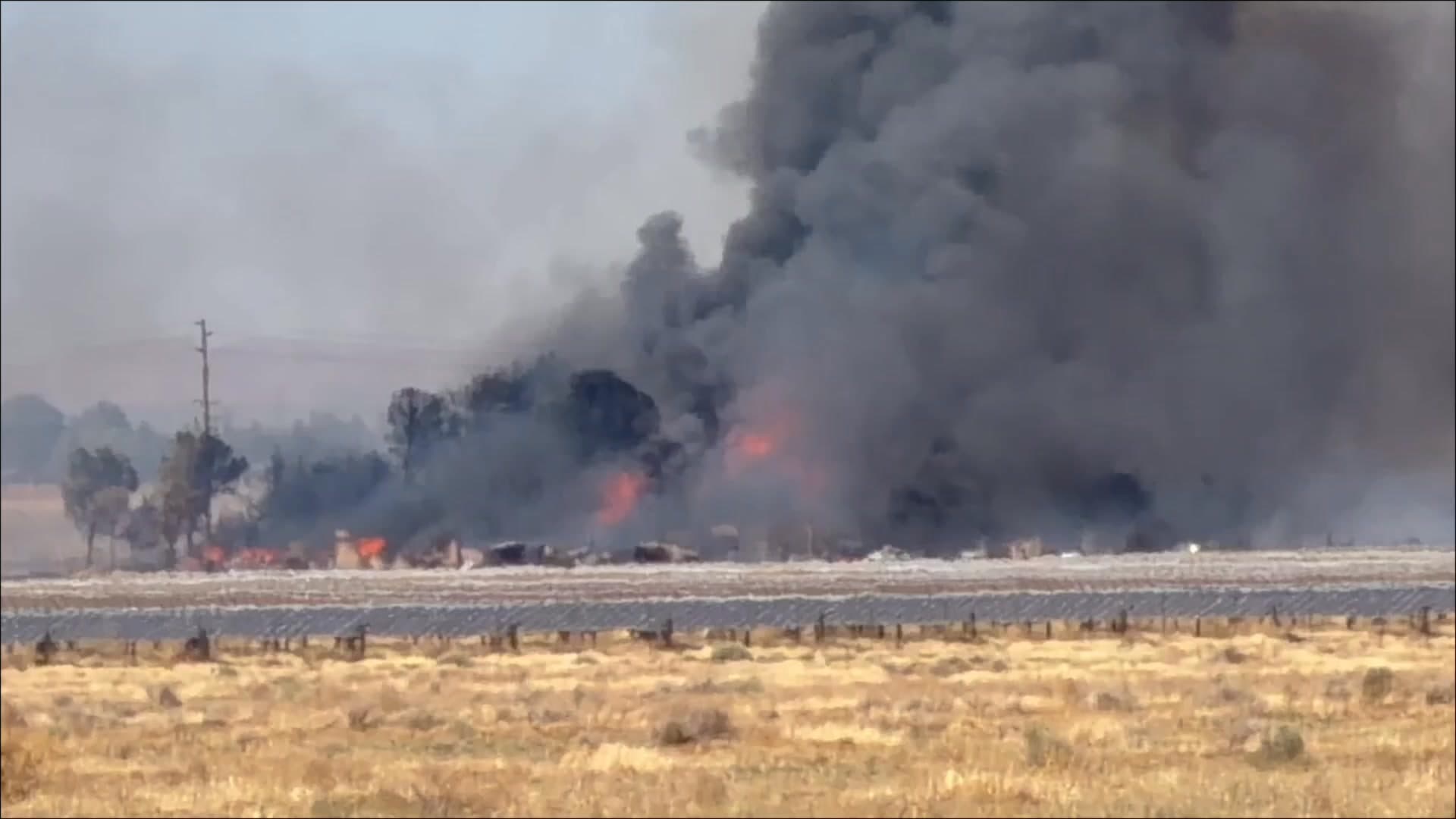 Hazel Fire – 70th Street West & Avenue J area Yesterday’s Hazel...