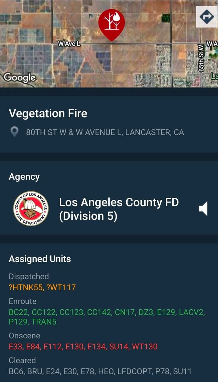 904B....80th Street West between Avenue L and Avenue K-8....fire in desert.....sheriff and...