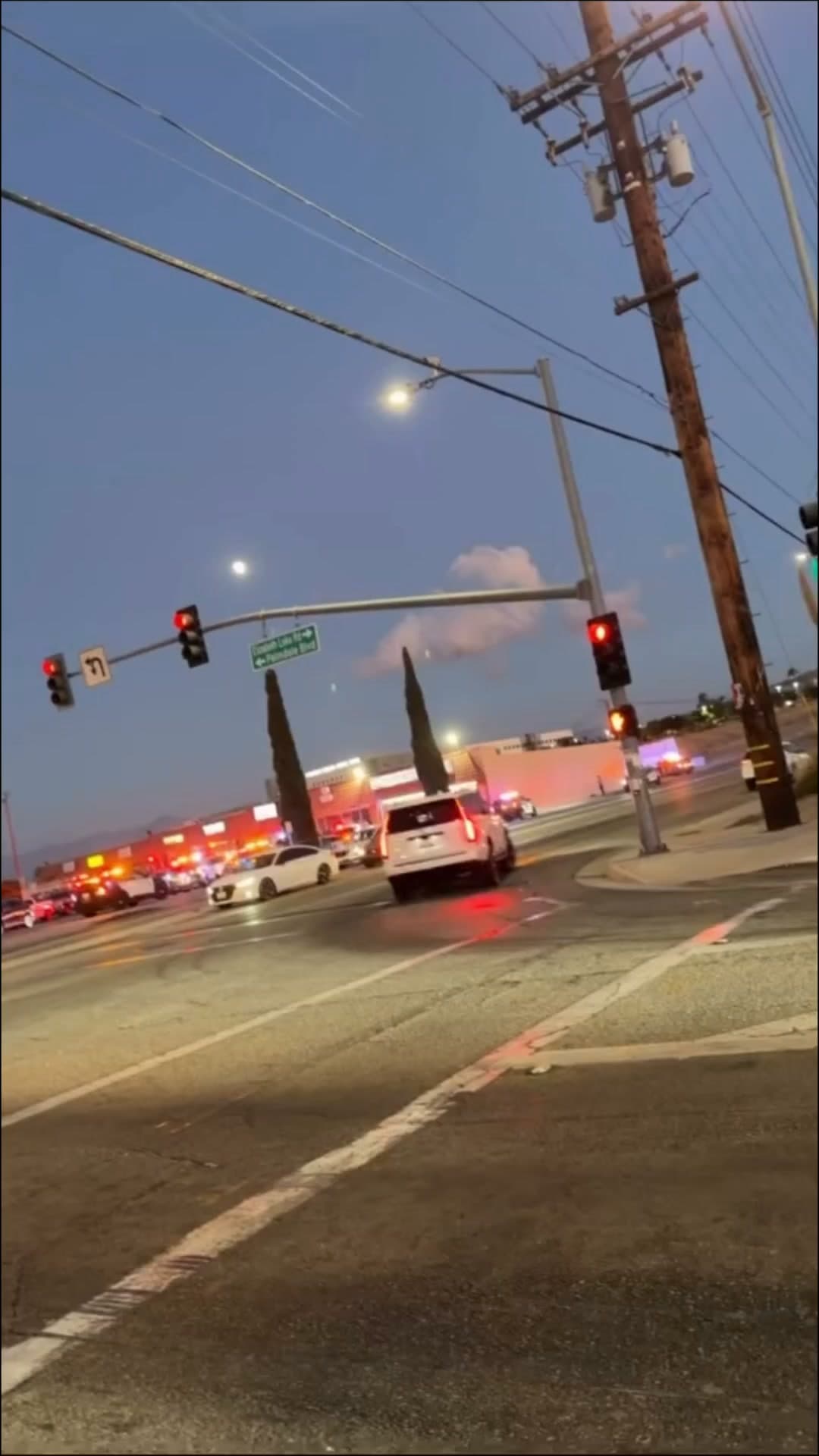 245/911B....10th Street West and Palmdale Boulevard....FD on scene with a burn patient...