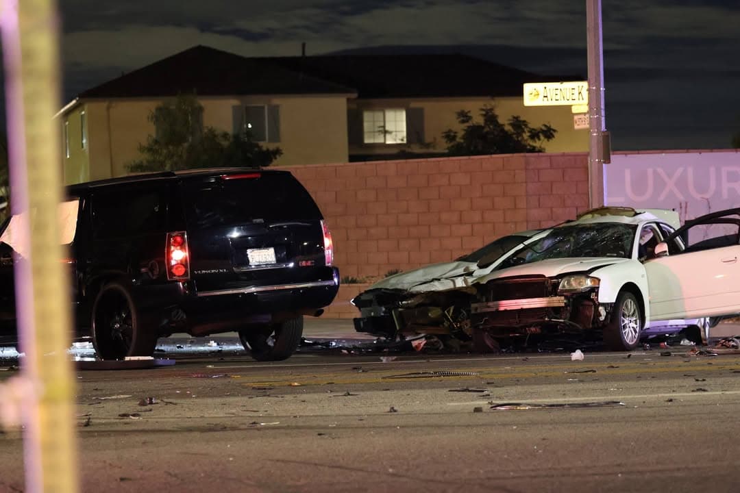 Photos from earlier fatal three vehicle collision on 25th Street East and...