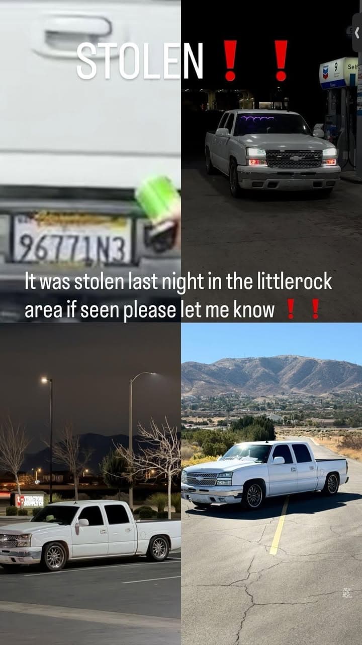 STOLEN It was stolen around 2-3am in Littlerock. Plate #96771N3