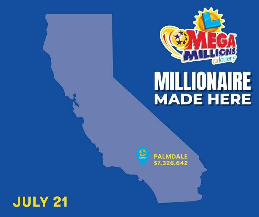 It’s time to celebrate, #California! 🥳 We’ve got a new #MegaMillions MILLIONAIRE!...