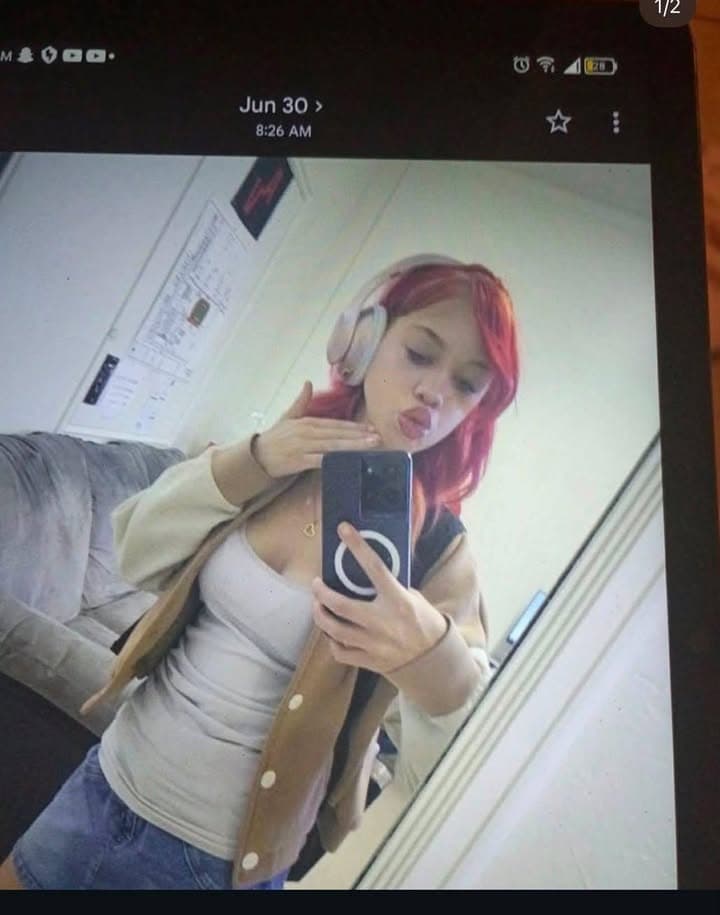 MISSING Hi my niece has gone missing and she was last seen...