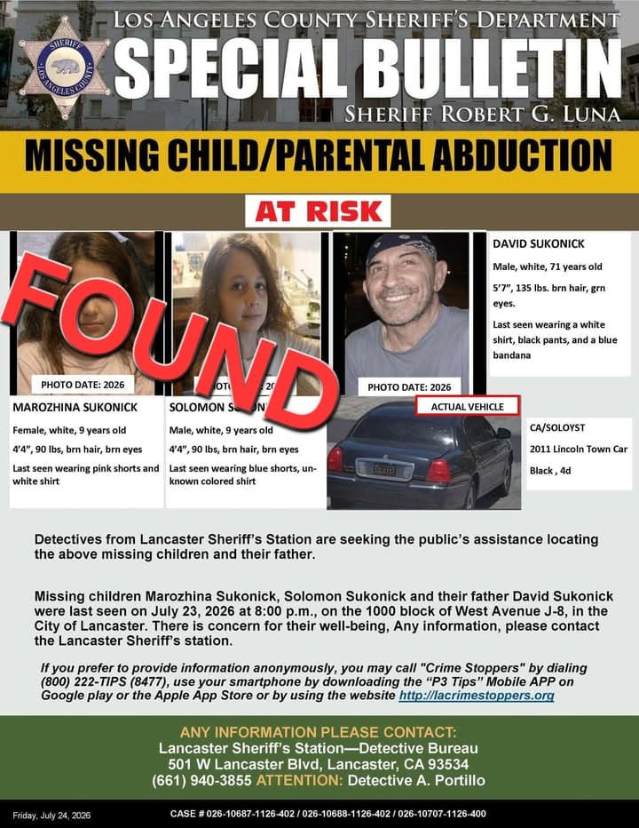 FOUND SAFE 🙌🏼 This is the update we were hoping to share....