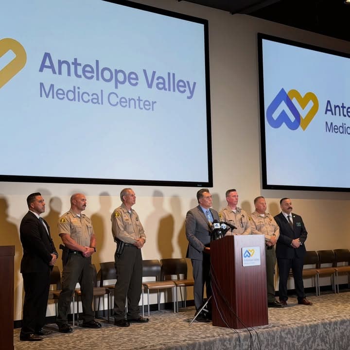 Lancaster Sheriff's Station Captains Joseph Fender and Paul Bartlett joined Robert G....