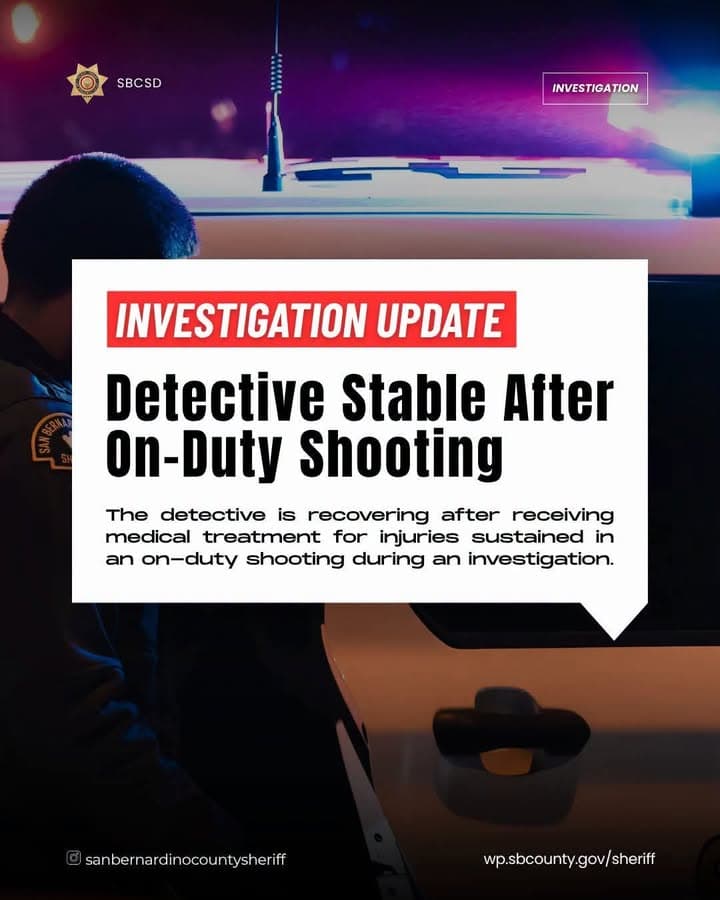Update from San Bernardino County Sheriff's Department : Deputy Involved Shooting -...