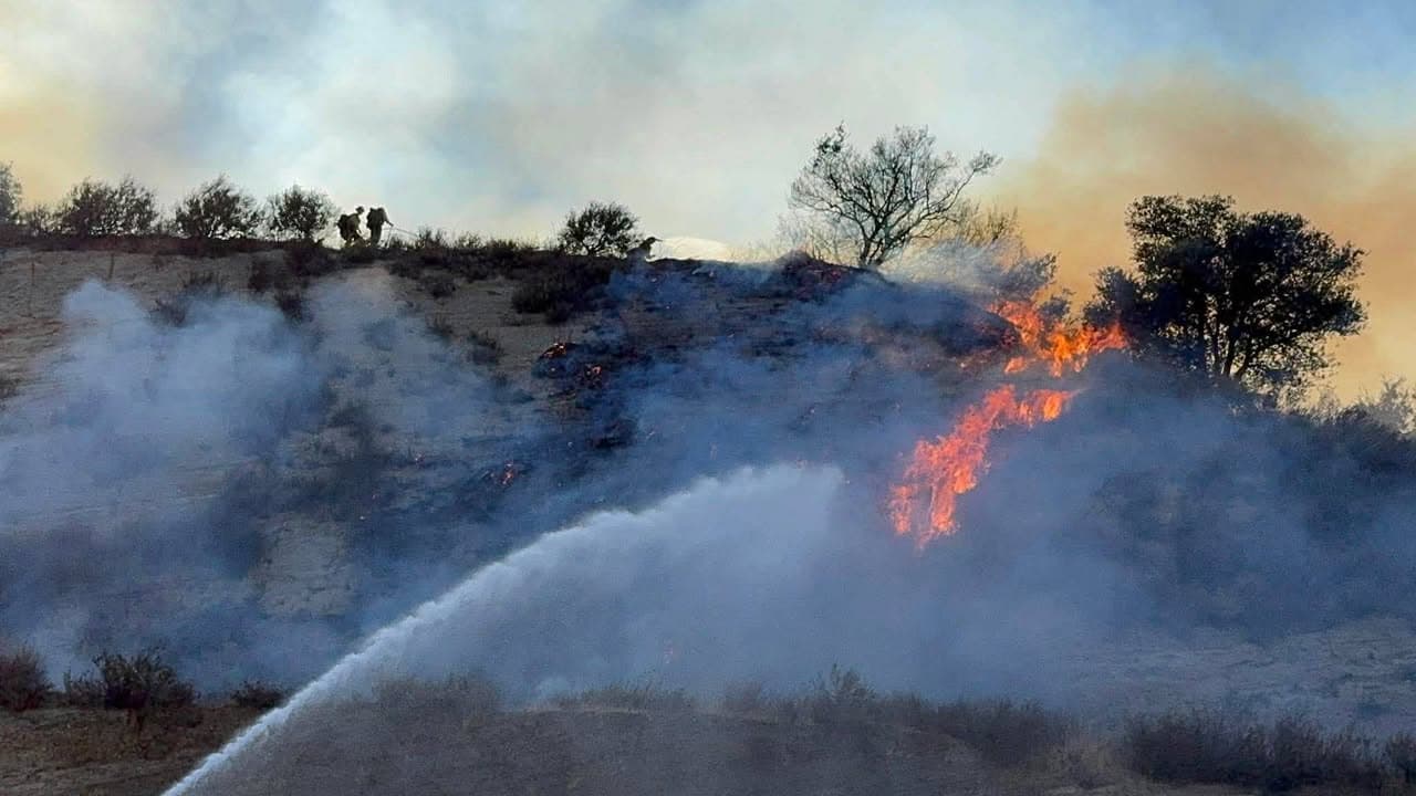 🔥 TASHA FIRE – SANTA CLARITA Sierra Highway south of Needham Ranch...