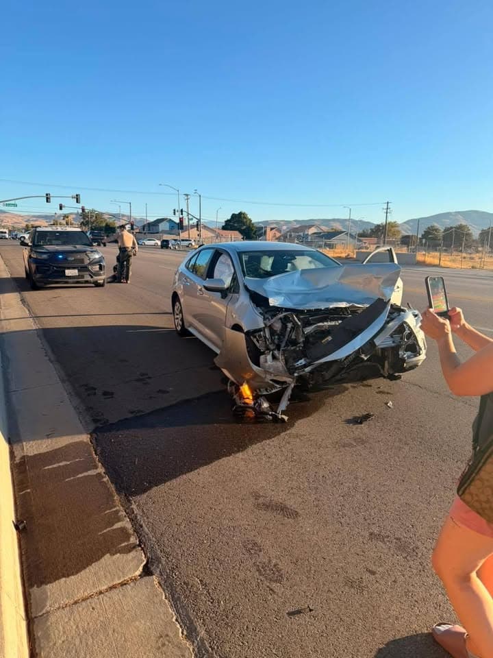 Multi vehicle collision on 25th Street East and Avenue R just before...