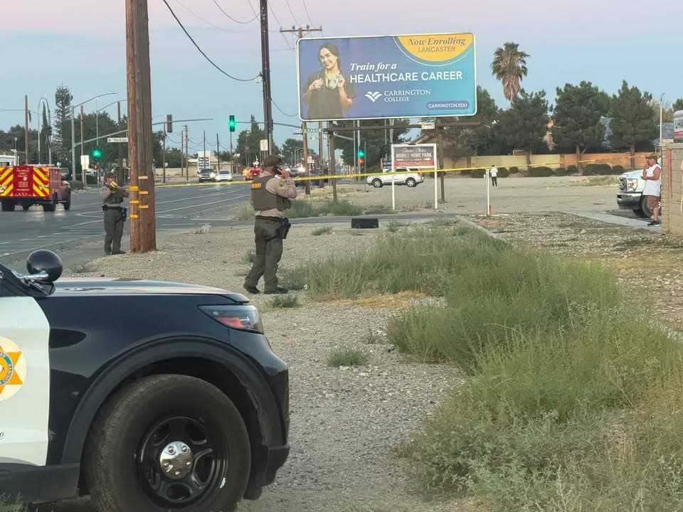 MAN FOUND DEAD IN LANCASTER; INVESTIGATION UNDERWAY LANCASTER — Los Angeles County...