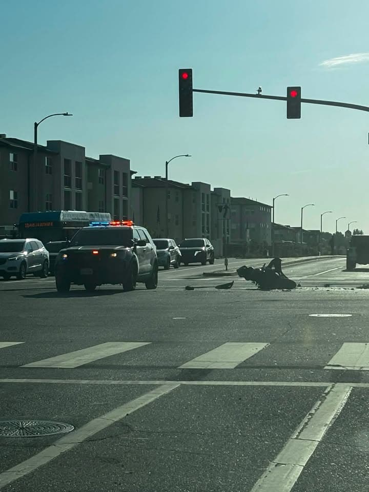 902T/902R…30th Street West and Lancaster Blvd…motorcycle down…Sheriff and FD enroute code 3...