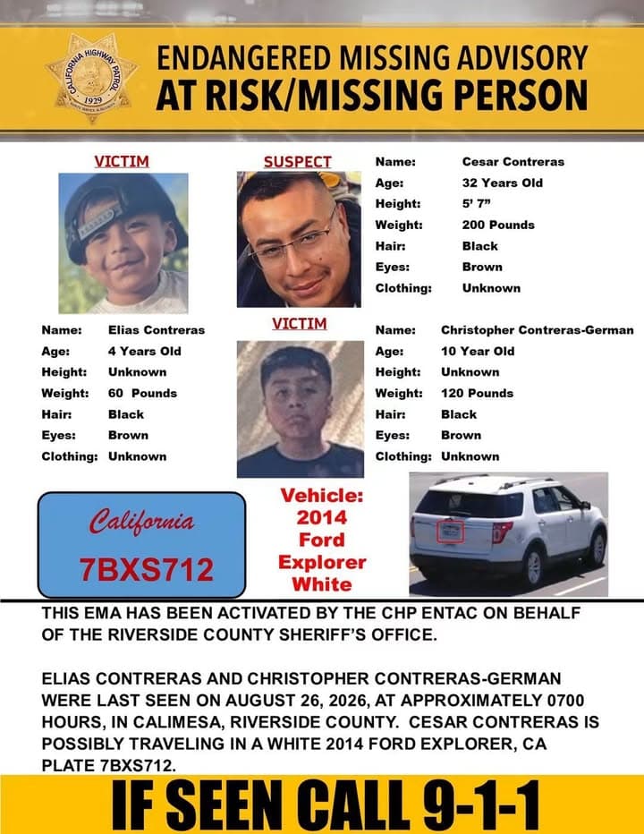 ENDANGERED MISSING ADVISORY - Riverside County