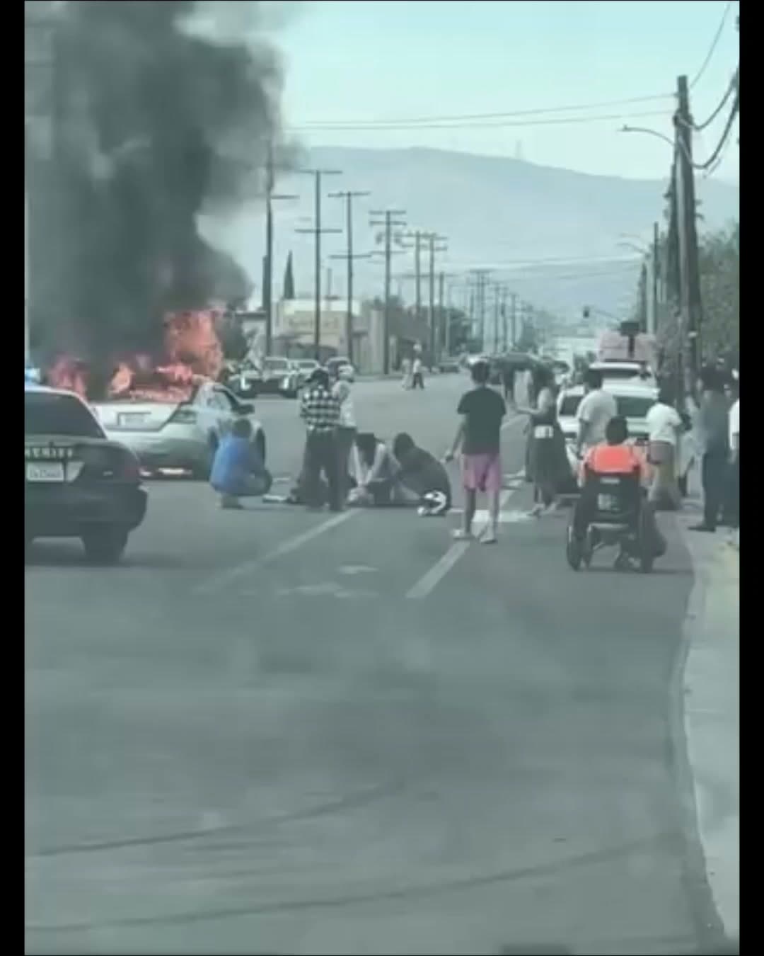 MOTORCYCLE RIDER UNRESPONSIVE AFTER CRASH IN PALMDALE PALMDALE — Emergency crews responded...