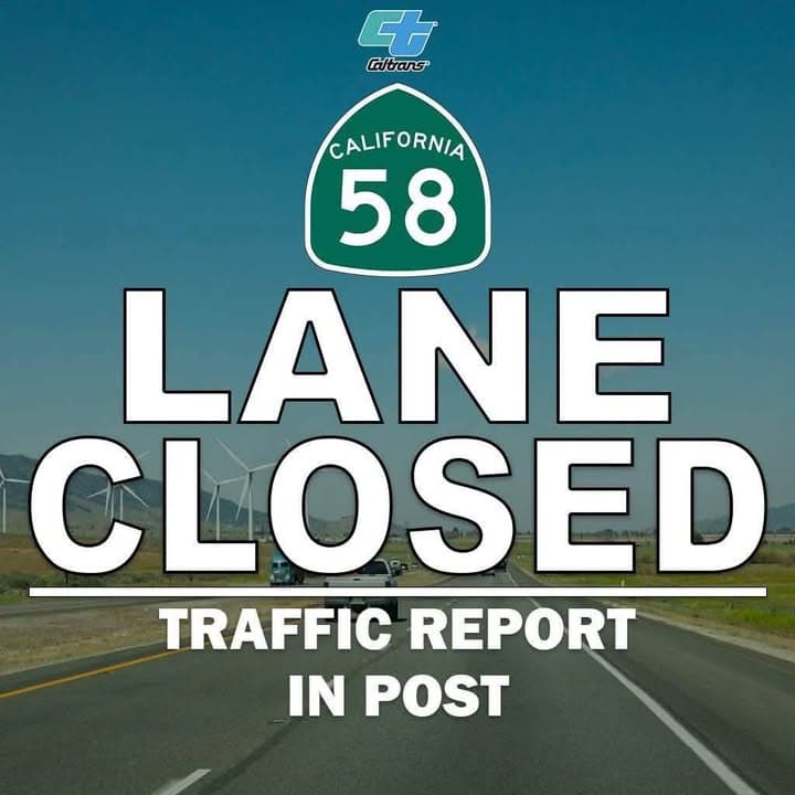 Due to a wildfire, both westbound lanes and the inside eastbound lane...