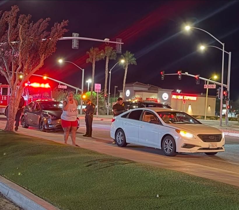 Two vehicle collision on Avenue I and 20th Street West