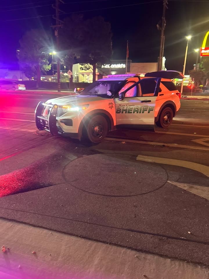 DEPUTY-INVOLVED COLLISION IN ROSAMOND Emergency crews responded to a traffic collision involving...