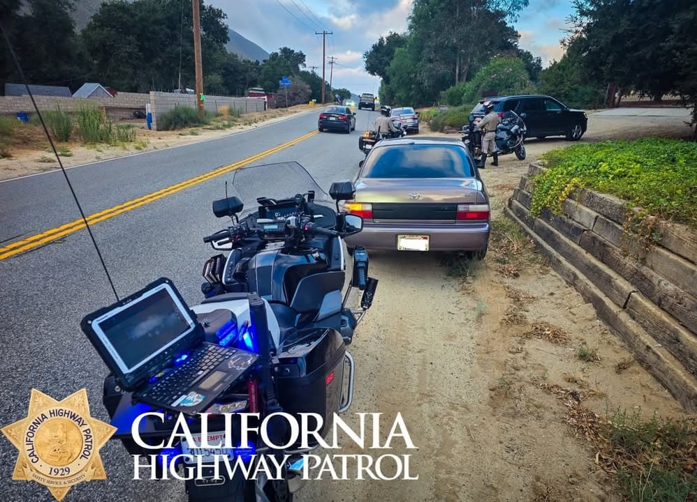 From CHP - Antelope Valley This morning, CHP Antelope Valley motor officers...