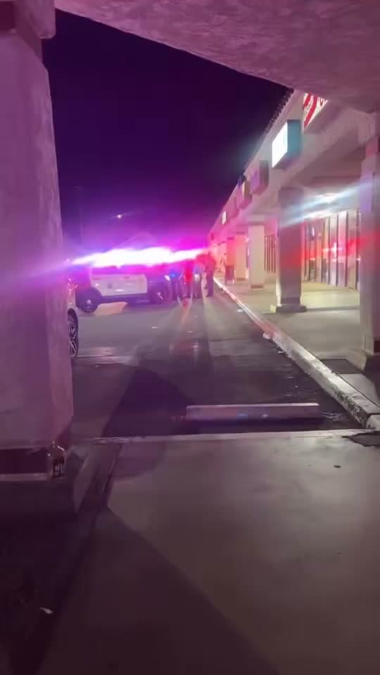 This happen at the Laundry on 17th and Palmdale Blvd. It was a black male(blue long sleve, red shorts) that had an altercation with another male( white shirt) and the blue long…