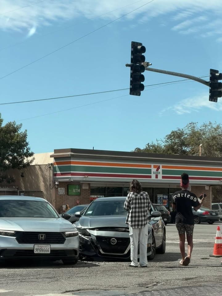 Traffic collision just before noon, Challenger Way and Avenue J