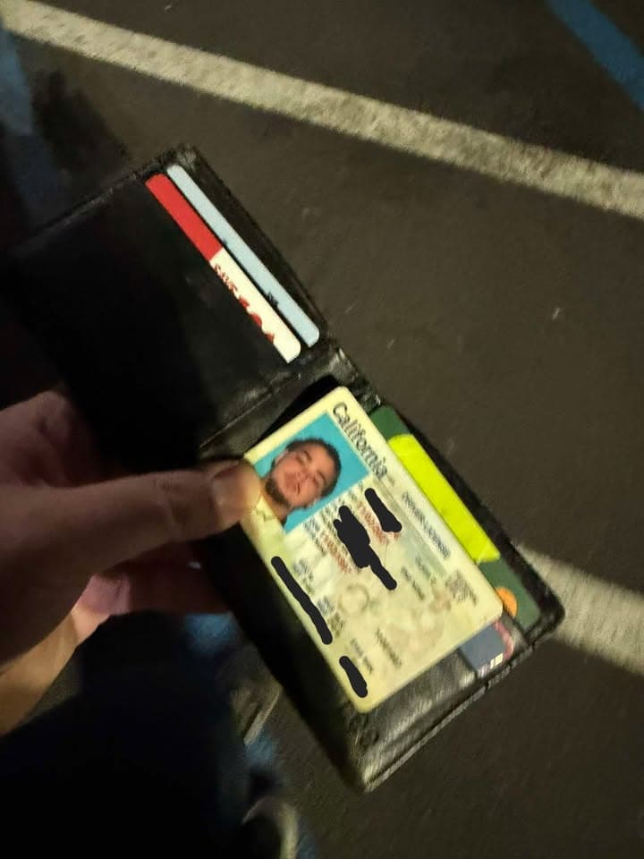 It was found all over the parking lot I picked up and gave it to the security and he took it to customer service at the 10th st west Walmart. Was found about a hour ago.