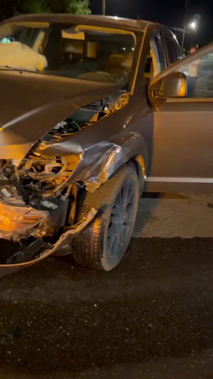 September 30 8:40 pm suspect flees from the scene driver of the blue model Tesla police are currently investigating need help identifying suspects anybody with video from that…
