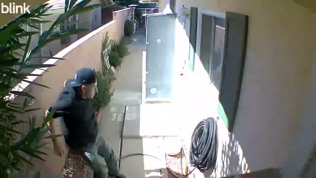 video looking for this man that broke into my garage and stole all of me and my son’s stuff out of it. It happened 10/2/26 while I was at work.