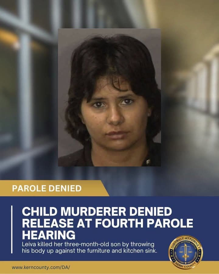 For the fourth time, the California Board of Parole Hearings (BPH) has denied the release of Janetta Leiva, the convicted murderer who took the life of her three-month-old son.