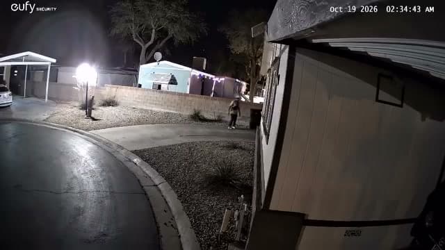 Here I have a video of somebody walking up to my side yard and taking my kids bike. How do I send it to you happen last night around 2 AM?